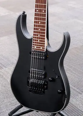 Ibanez - RG7320EX 7-String Electric Guitar - Black Flat